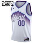 Maillot NBA Utah Jazz Personnalisable Nike 2025-26 Association Edition Blanc Swingman - Enfant